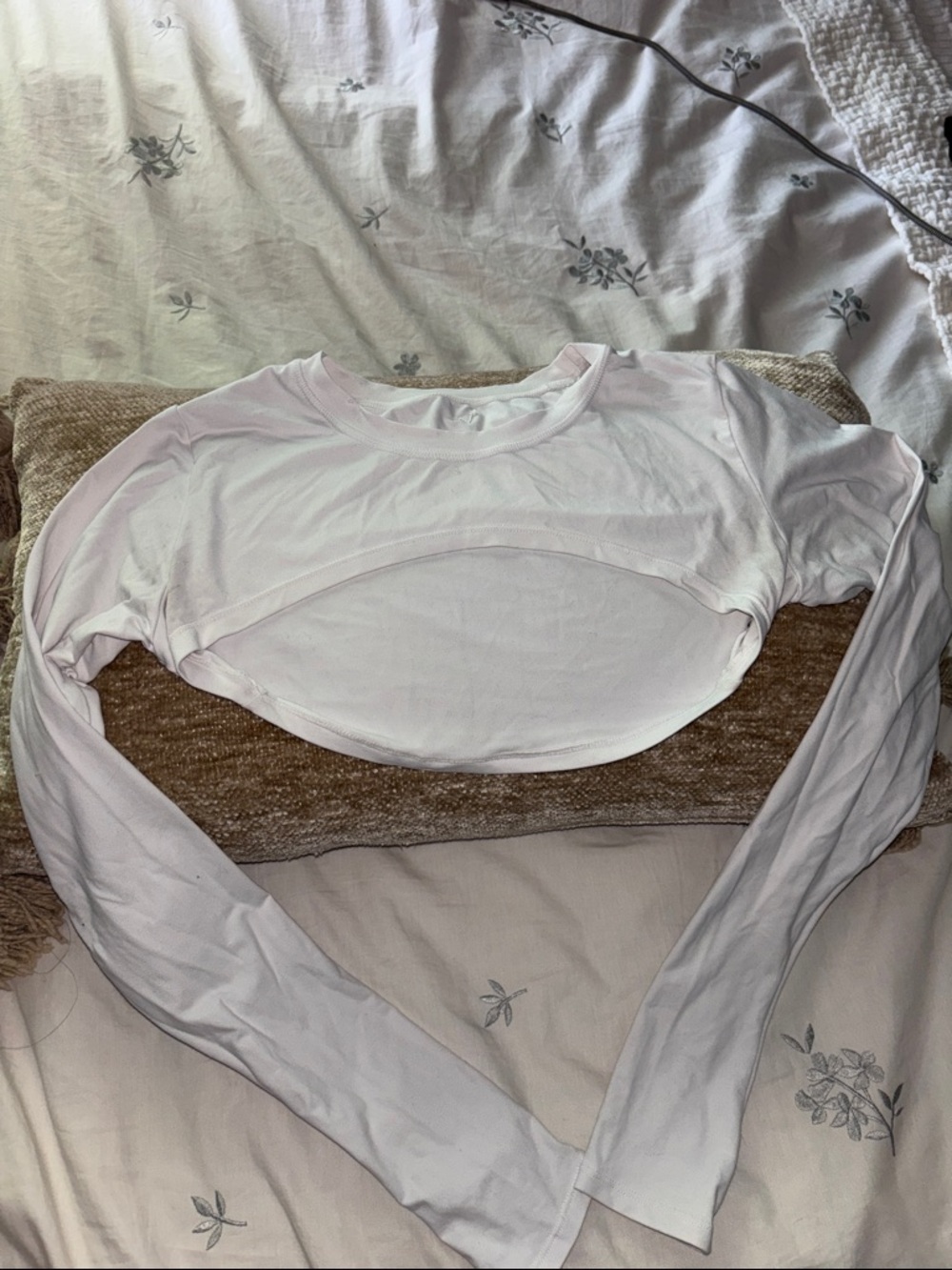 White buff bunny bolero